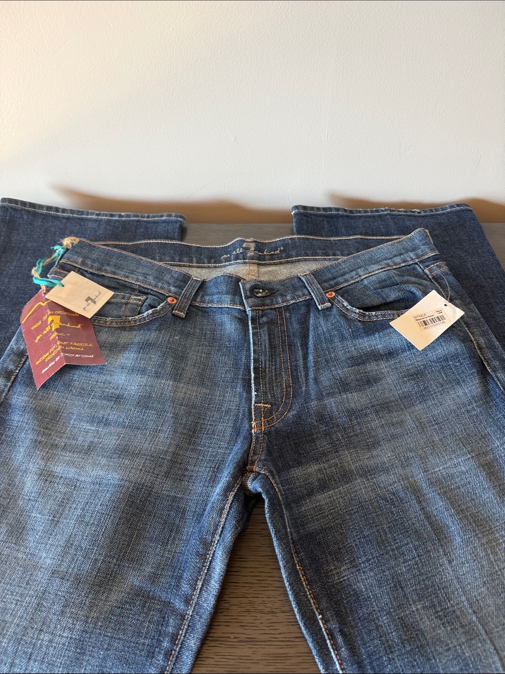 NWT Authentic Vintage RARE Seven 7 for All Mankind Women’s Bootcut Jeans Size 31